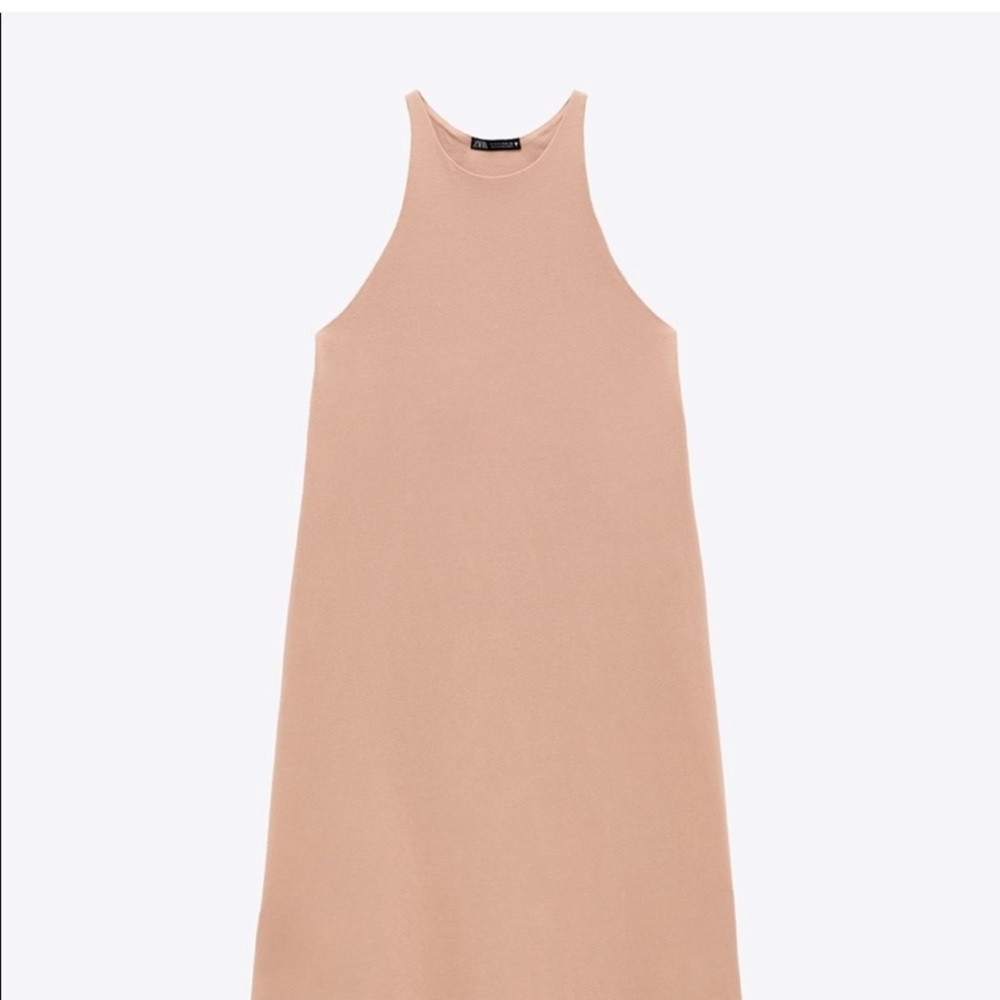 Zara Long Halter dress